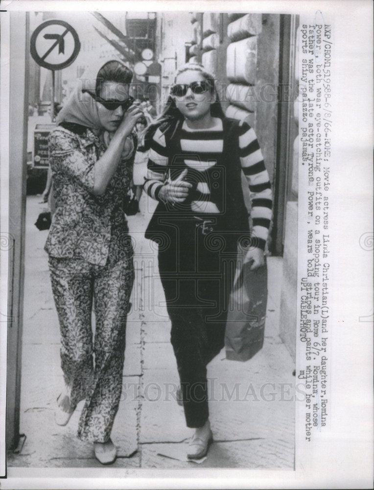 1966 Press Photo Romina Power American Film Actress Music Singer Chicago Ill - Historic Images