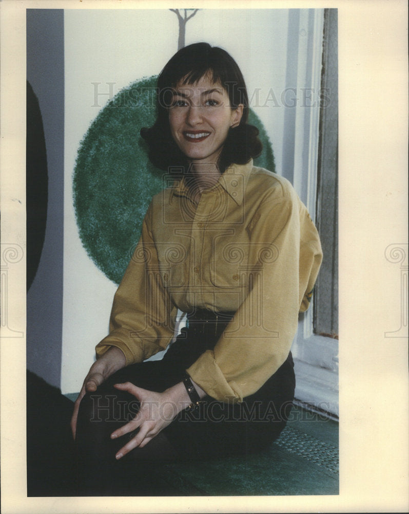 1992 Press Photo Cynthia Rowley New York Fashion Designer - Historic Images