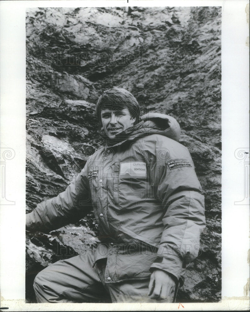 1985 Press Photo John Roskelley Mountain Climber - Historic Images