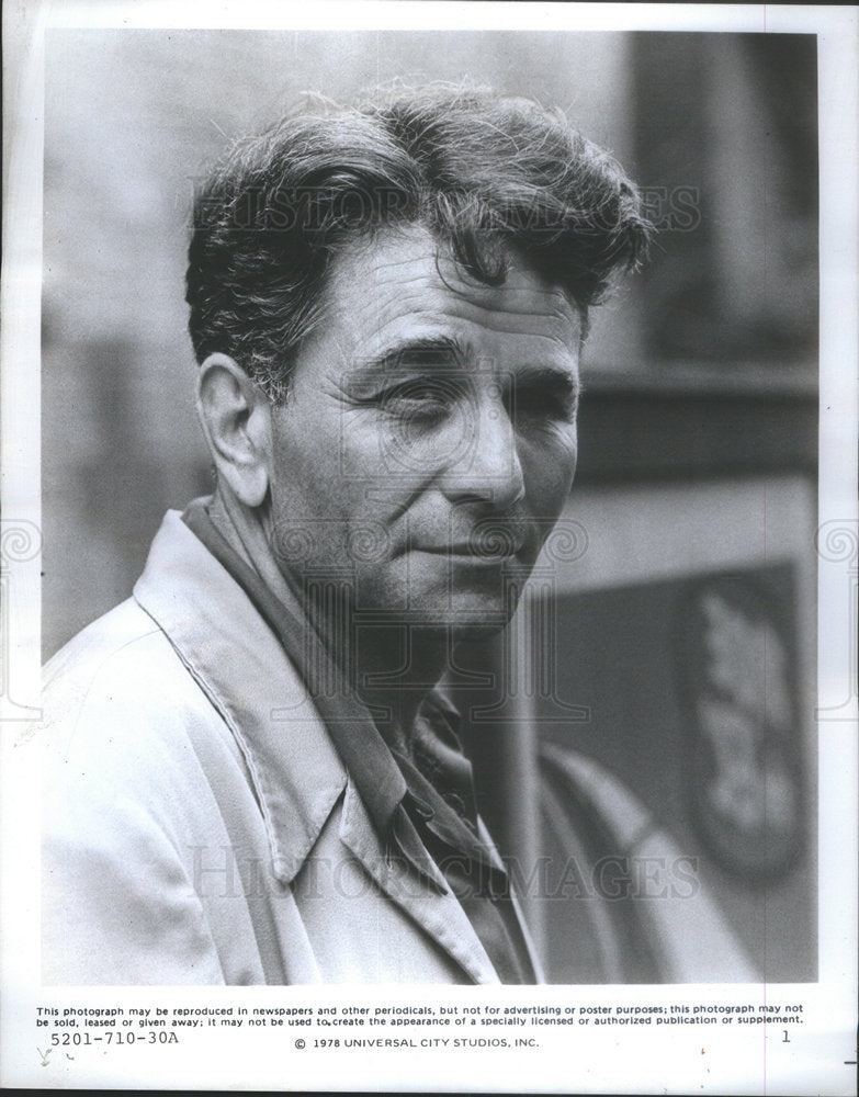 1978 Press Photo Peter Falk American Film & Television Actor - Historic Images