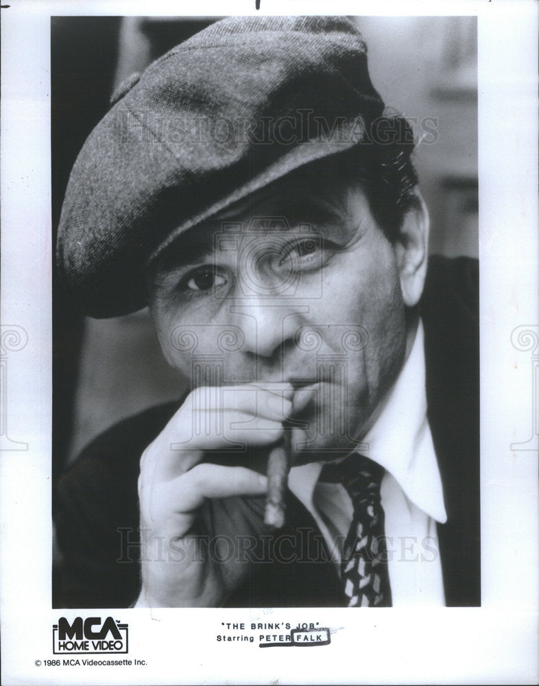 1986 Press Photo Peter Falk American Actor. - Historic Images