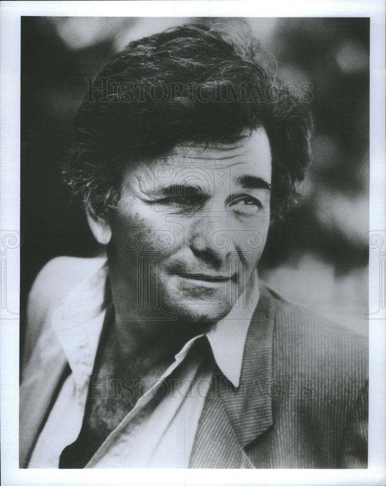 1986 Press Photo Peter Falk was an American Actor. - Historic Images