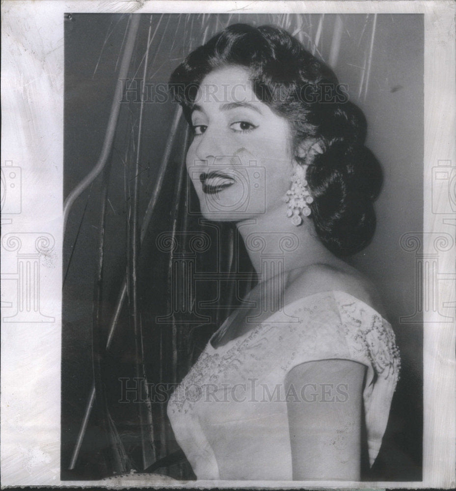 1958 Lilly Mythra Fallah Tehran Iran - Historic Images