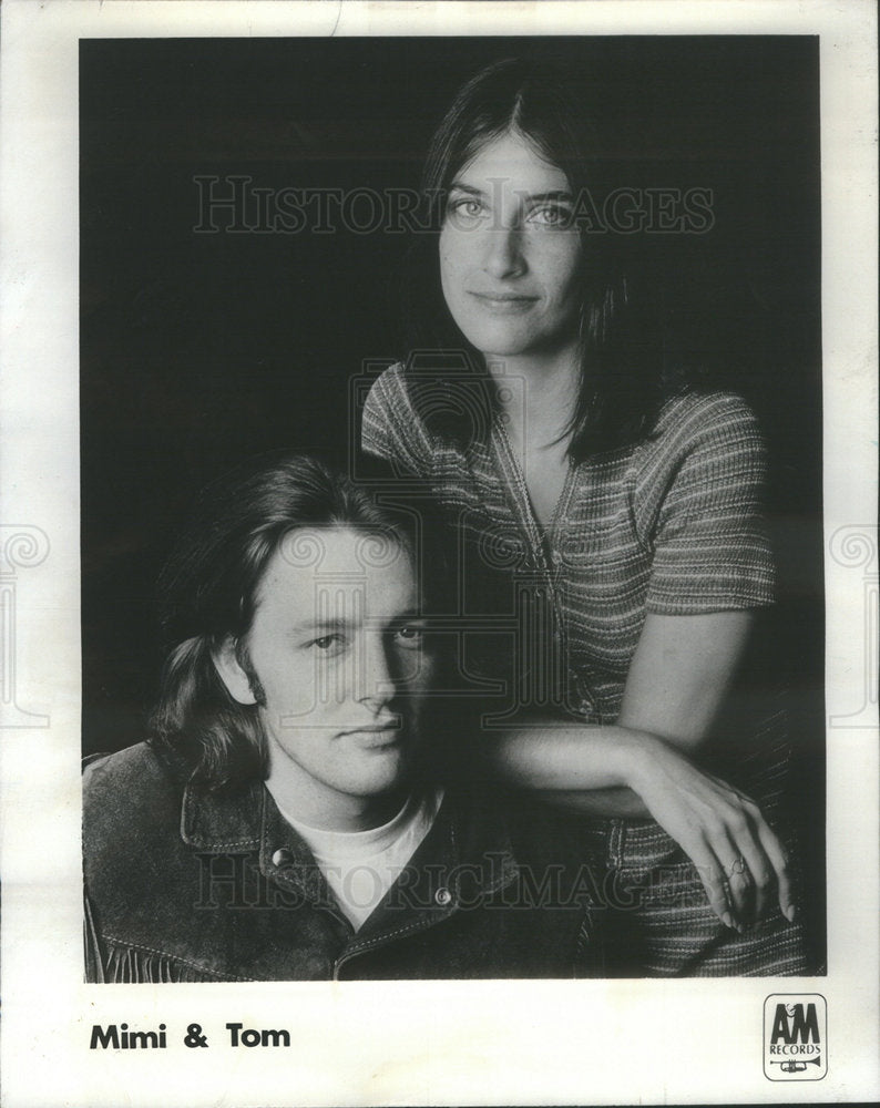 1972 Mimi & Tom folk singer - Historic Images