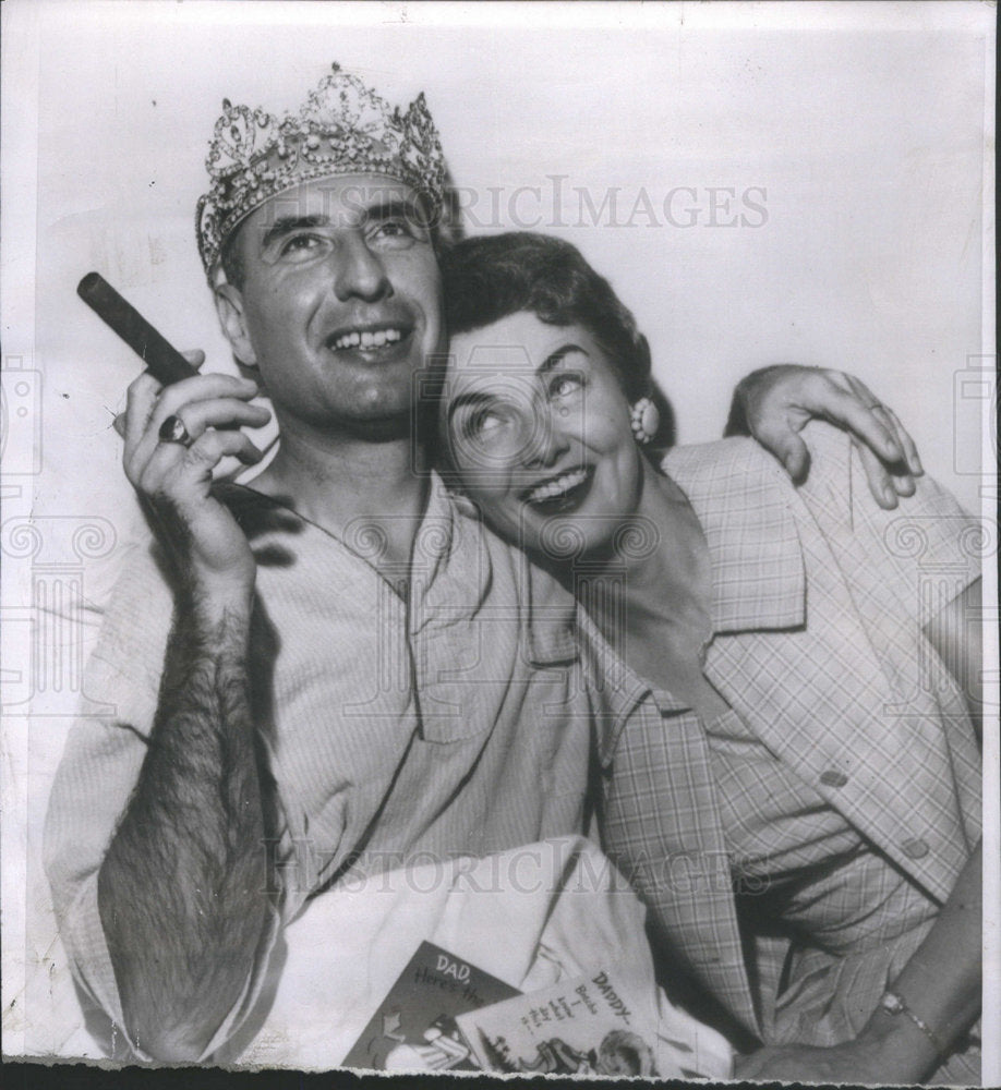 1959 Press Photo Mrs Margaret Priebe Of Des Moines Have Breakfast Served In Bed - Historic Images