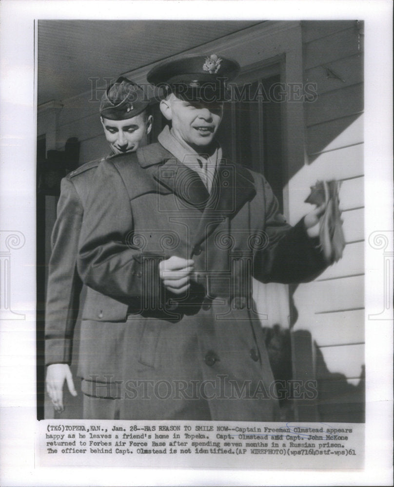 1961 Press Photo Capt. Freeman Olmstead - Historic Images