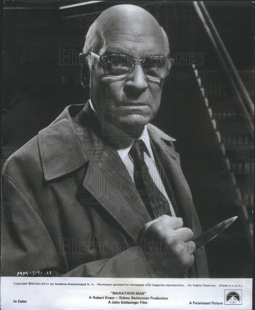 1976 Press Photo SIR LAURENCE OLIVIER ENGLISH ACTOR DIRECTOR PRODUCER - Historic Images