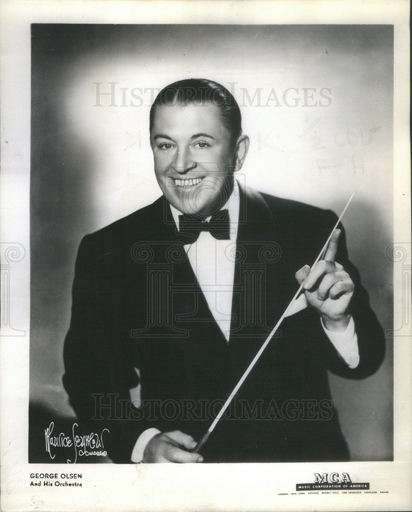 1946 Press Photo GEORGE OLSEN AMERICAN BAND LEADER - Historic Images