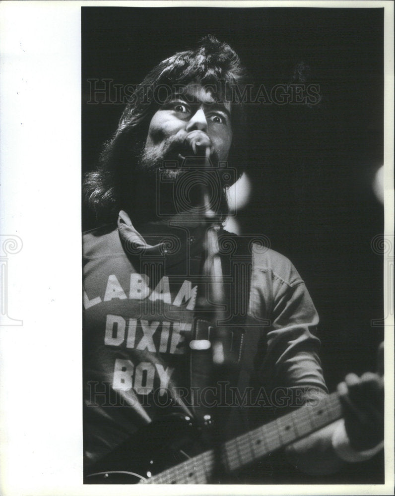 1983 Press Photo Singer Randy Owen Alabama - Historic Images