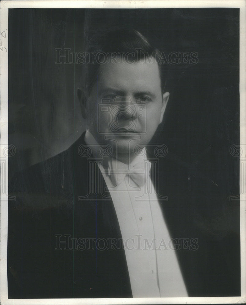 1937 Sir Ernest Mc Millan conductor of Toronto Symphony Orchestra - Historic Images