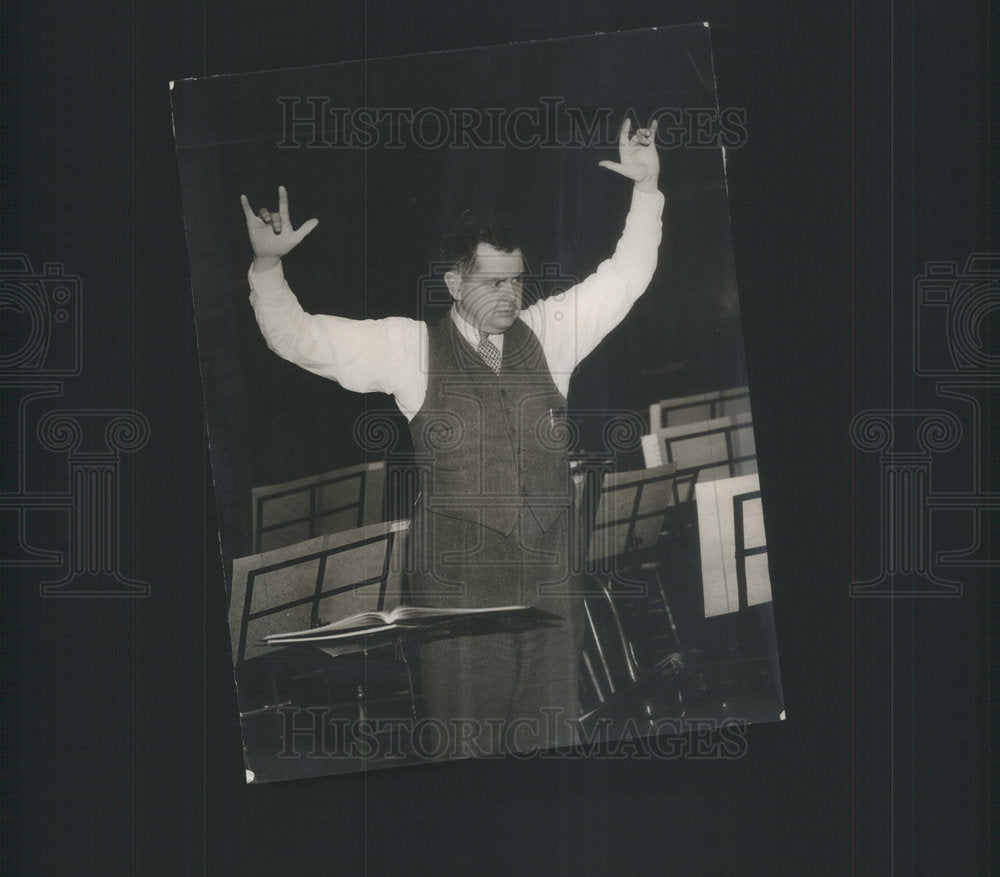 1937 Press Photo Conductor Sir Ernest MacMillan - RSC90613 - Historic Images