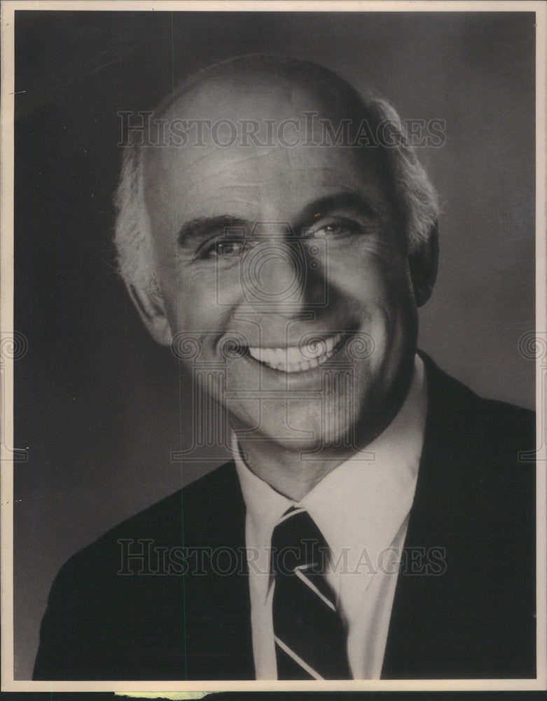 1987 Press Photo Gavin MacLeod Chapter Two Happy Haines McHale Navy - Historic Images