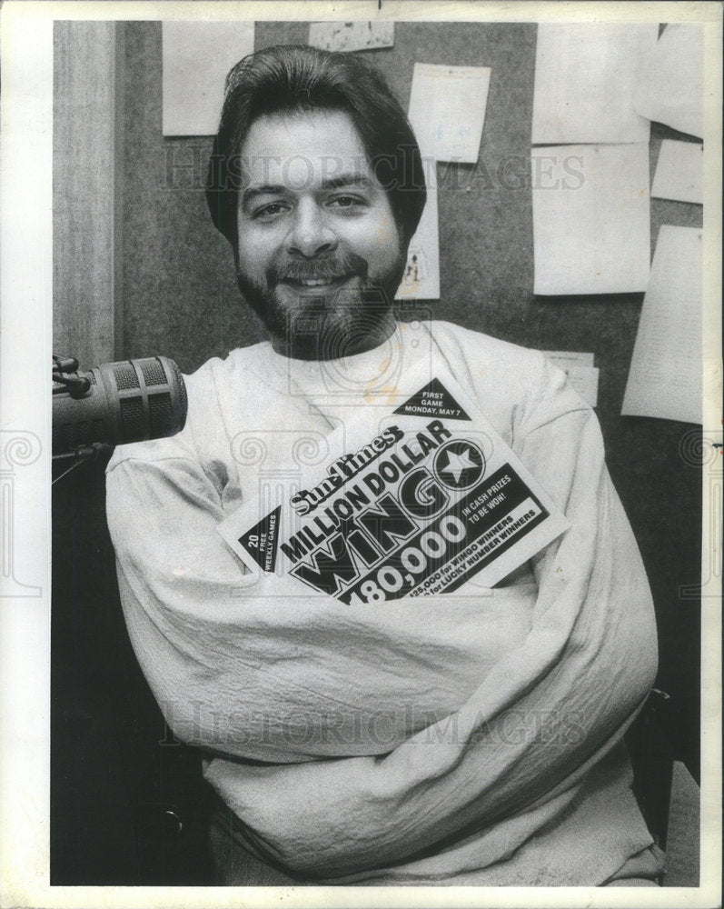 1985 Press Photo Disk jockey Bob Murphy - Historic Images