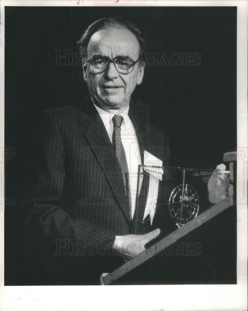 1988 Press Photo Rupert Murdoch - Historic Images