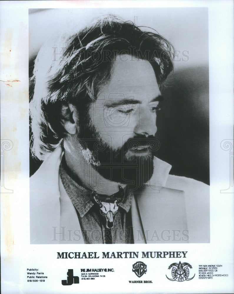 1990 Press Photo Country singer Michael Martin Murphey - RSC90739 - Historic Images