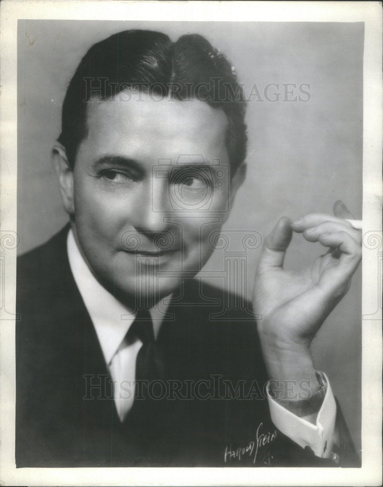 Press Photo Howard Marsh Ranking Tenor Light Opera - Historic Images