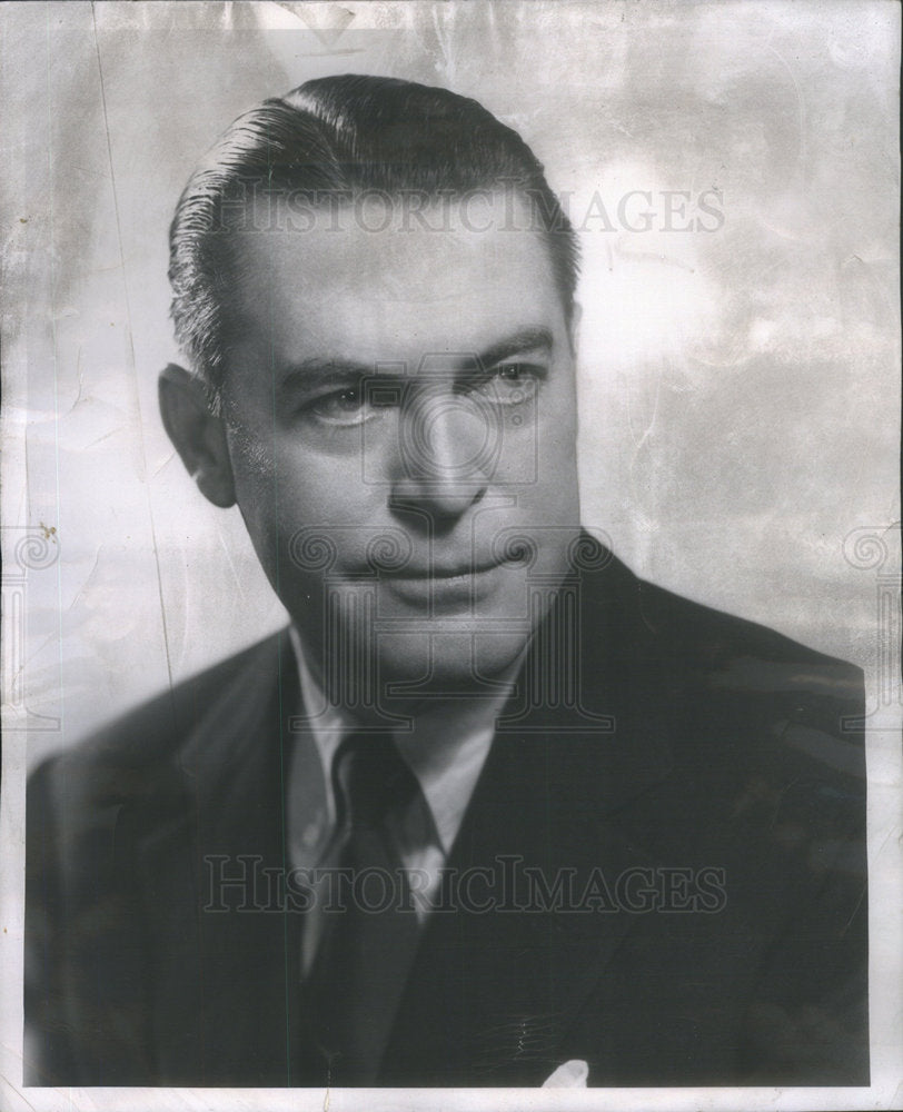 1954 Chester Morris American Actor - Historic Images