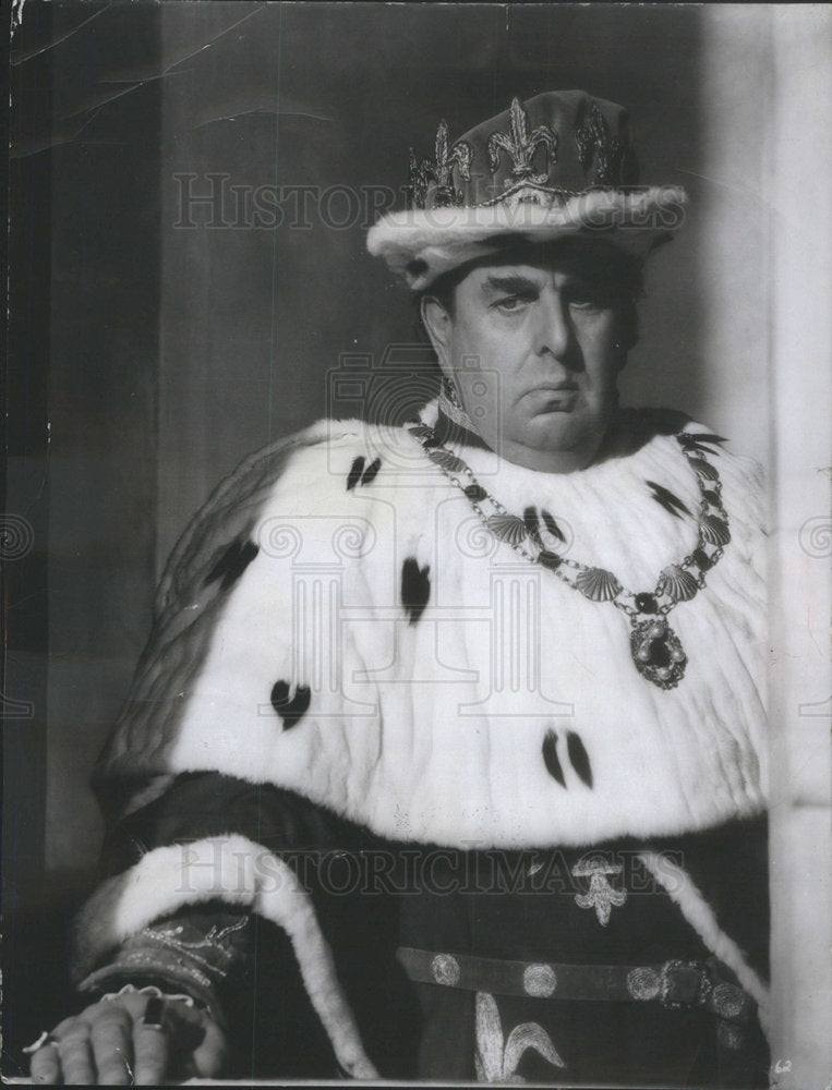 1977 Press Photo ROBERT MORLEY ENGLISH ACTOR FILM "QUENTIN DURWARD" - Historic Images