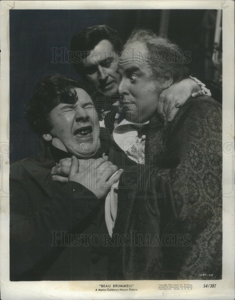 1955 Peter Ustinov and Robert Morley and Stewart Granger in &quot; Beau Brummell&quot; - Historic Images