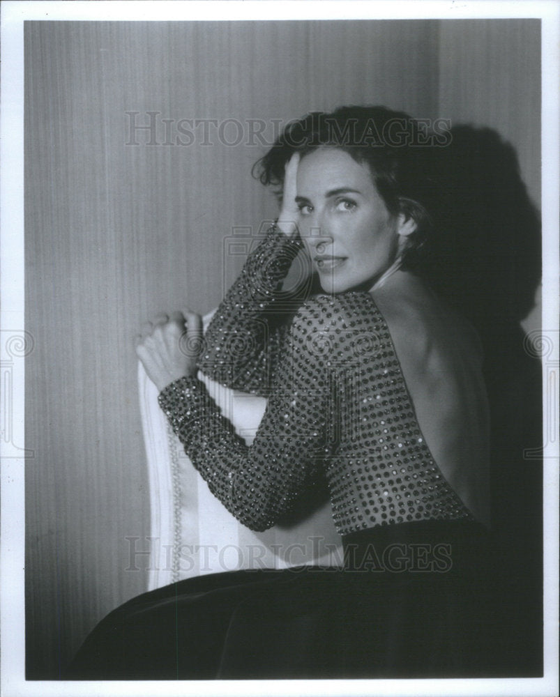 1992 Press Photo Actress singer Andrea Marcovicci - RSC91179 - Historic Images