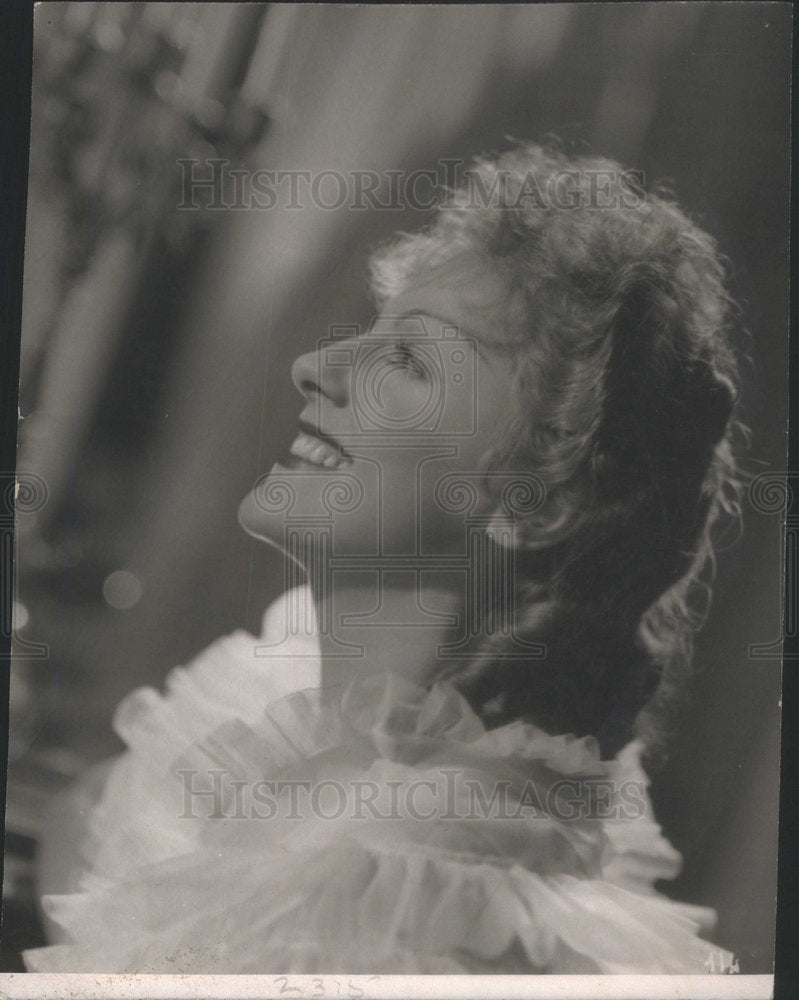 1939 Press Photo GABY MORLAY FRENCH FILM ACTRESS - Historic Images