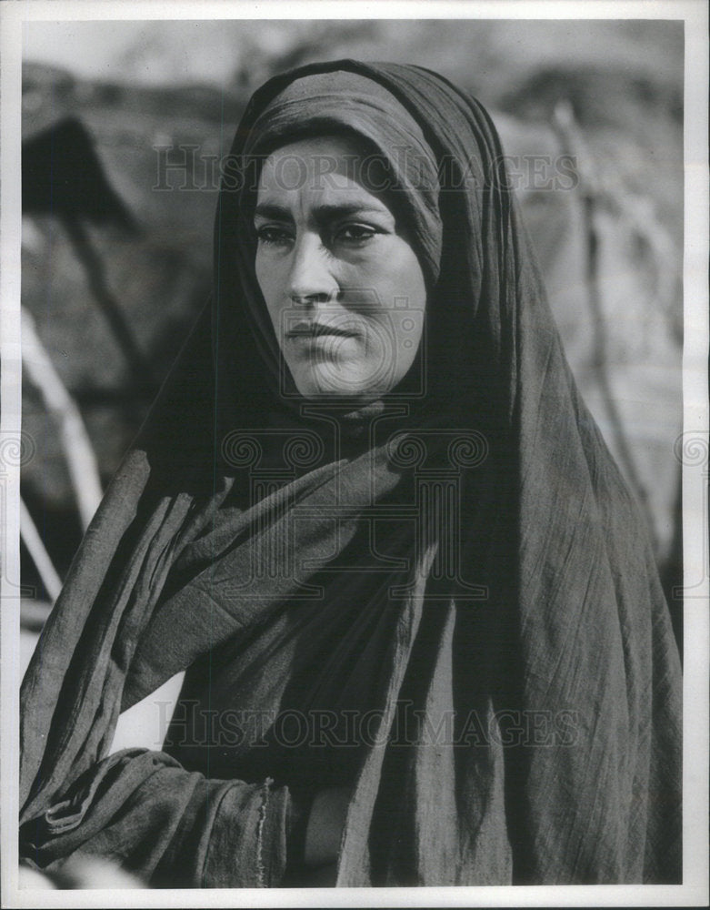 1975 Press Photo Irene Papas Portrays Zipporah Wife Moses Realizes Destiny - Historic Images