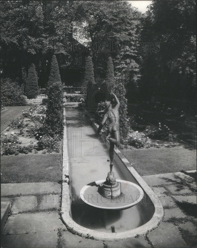 1936 Bronze Statue Fleet-Footed Classic God - Historic Images