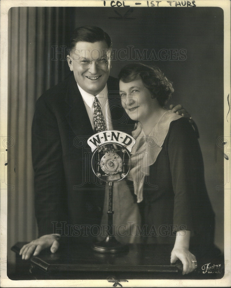 1936 Mr and Mrs Uncle Bob Wilson - Historic Images