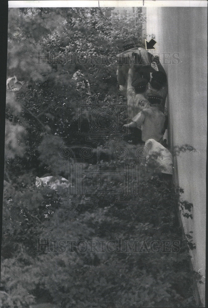 1971 Press Photo Woman was found slain along Art institute wall - Historic Images