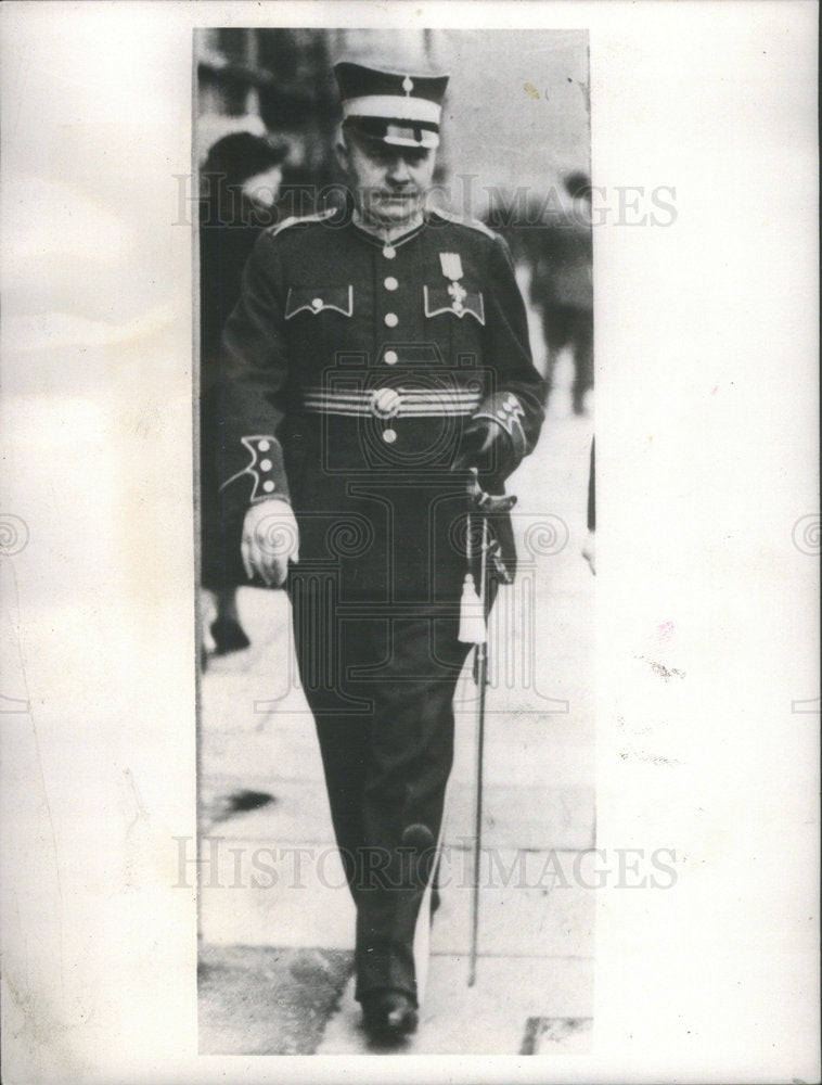 1940 Press Photo President Karlis Ulmanis of Latvia - Historic Images