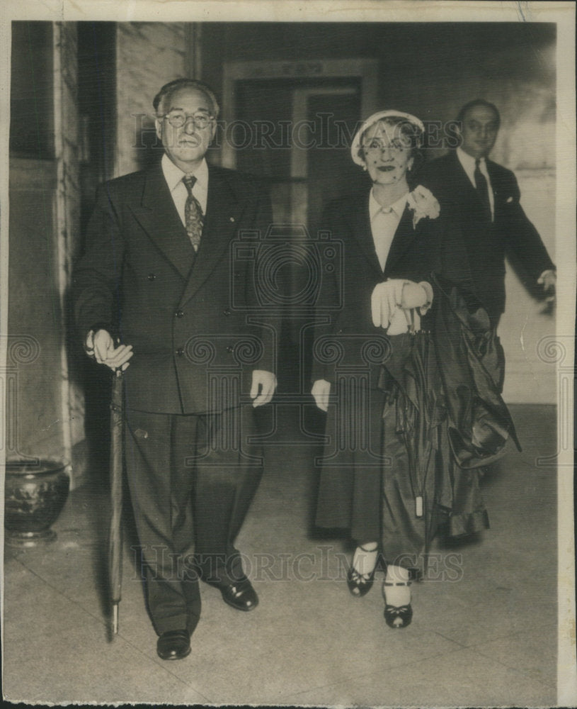 1950 Louis Untermeyer, veteran of five marriages to four women - Historic Images