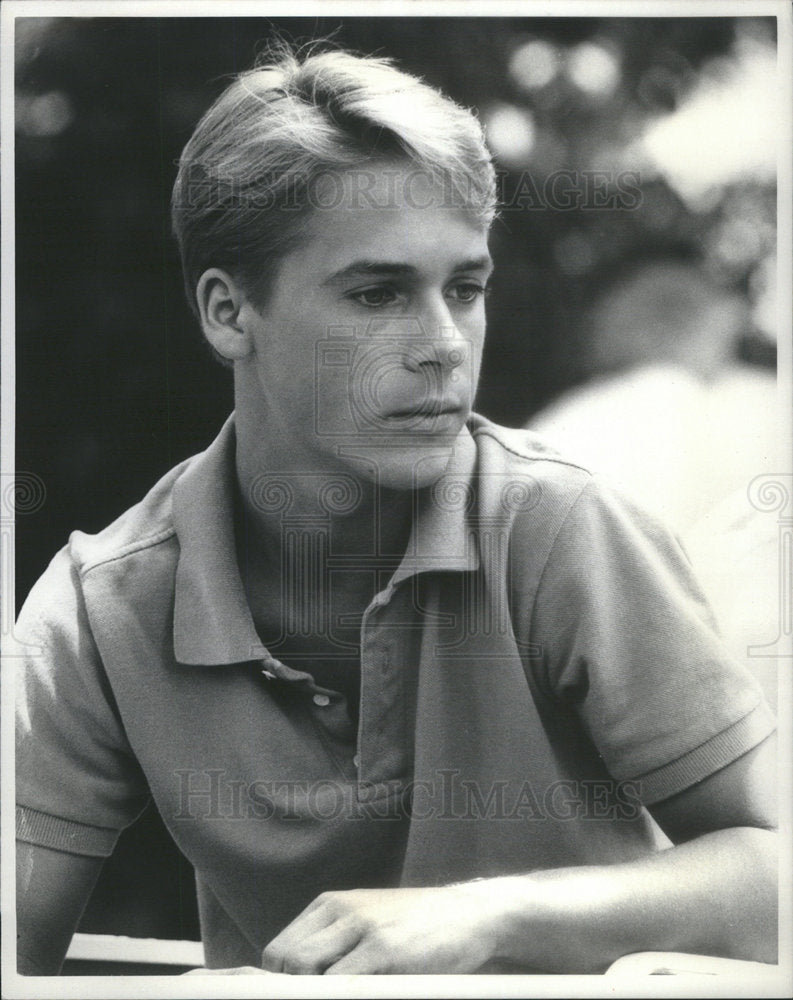 Press Photo Chad Lowe in "Silence of the Heart" - Historic Images
