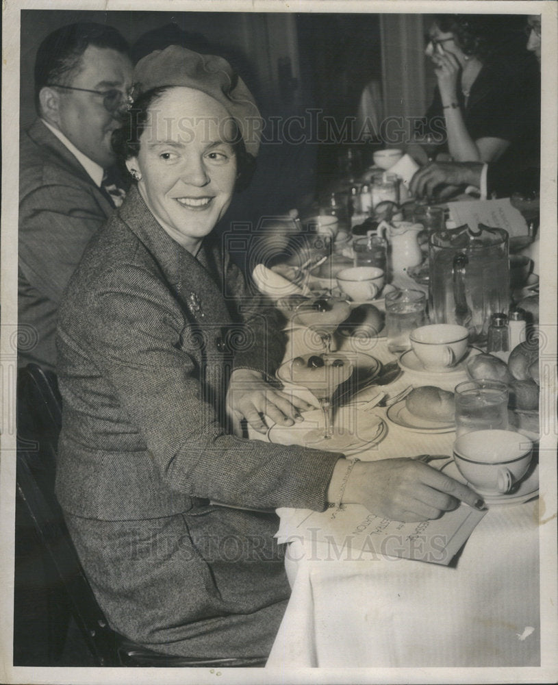 1950 Press Photo Mrs. Paul Magnusson Jr./Orchestral Association/Chicago - Historic Images