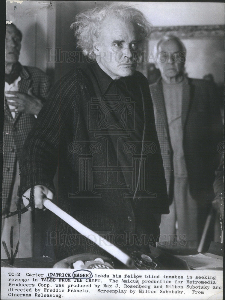 1972 Actor Patrick Magee - Historic Images