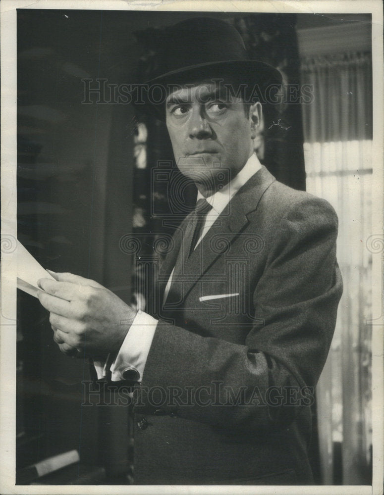 1957 Press Photo Frank Lovejoy American Film & Television Actor - Historic Images