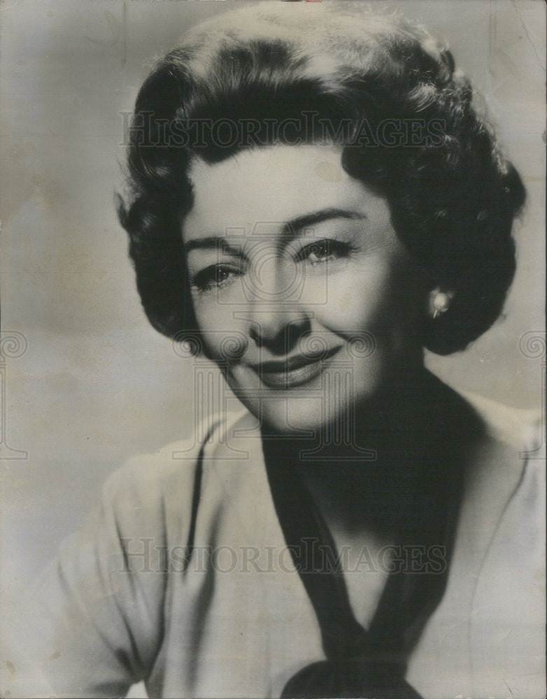 1960 Myrna Loy/American Actress/Dancer - Historic Images