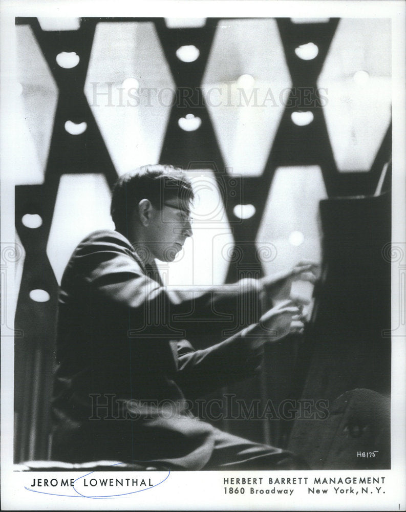 1970 of American classical pianist Jerome Lowenthal  - Historic Images