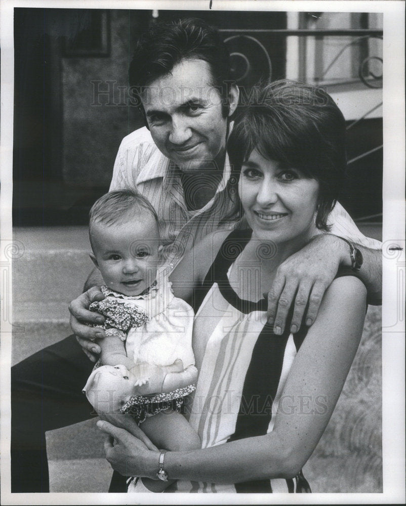1973 Press Photo Mr. & Mrs. George Rebalchenko Chicago Premature Baby's Parents - Historic Images
