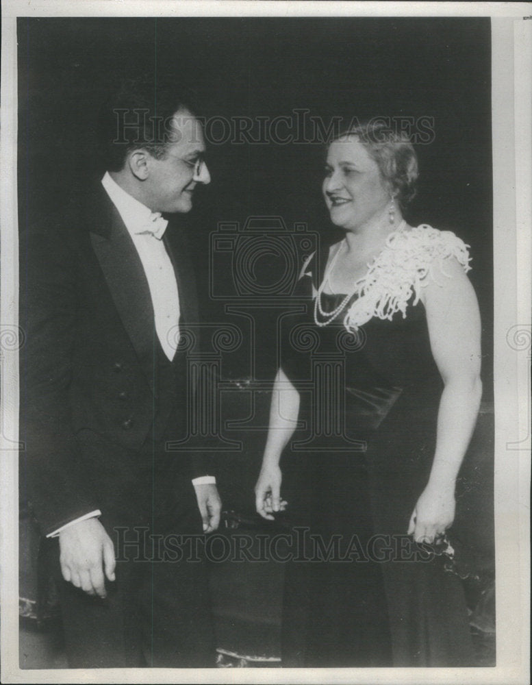 1933 Emma Redell Soprano Chicago Opera Conductor Moscow - Historic Images