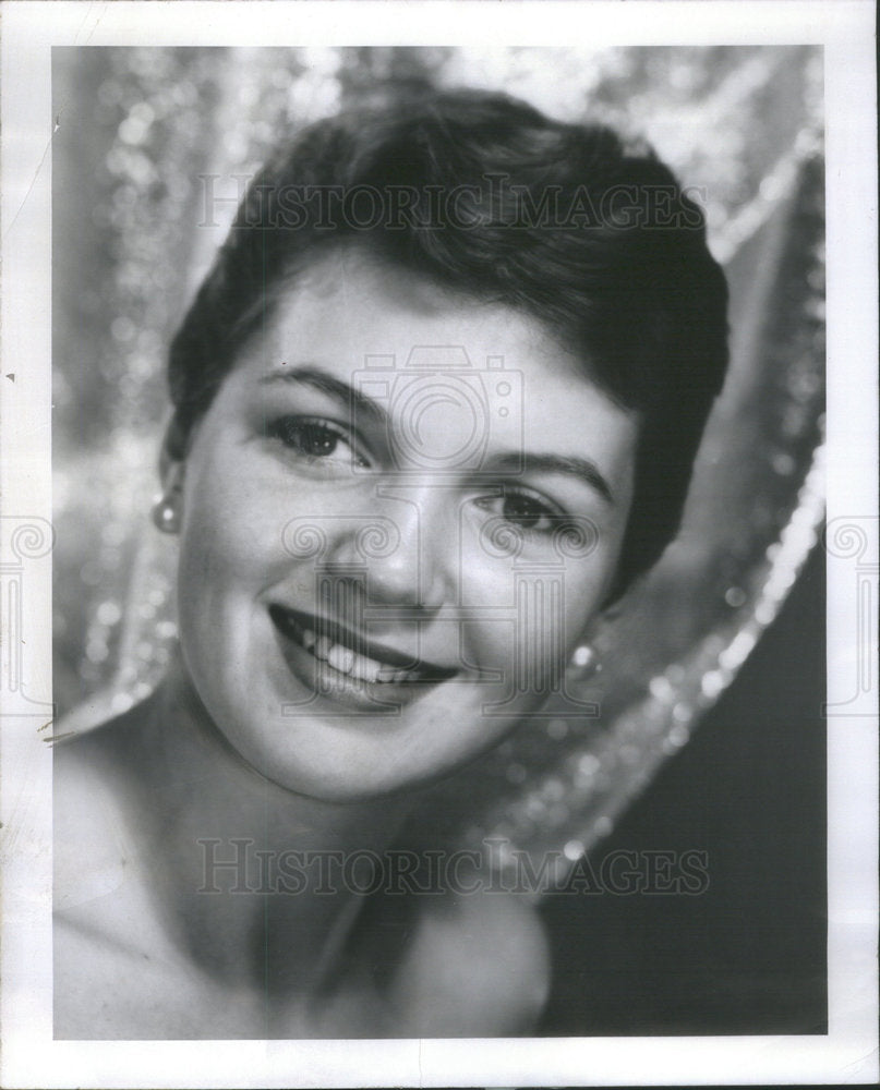 1957 Press Photo Patricia Mahoney Student Illinois State Normal University - Historic Images