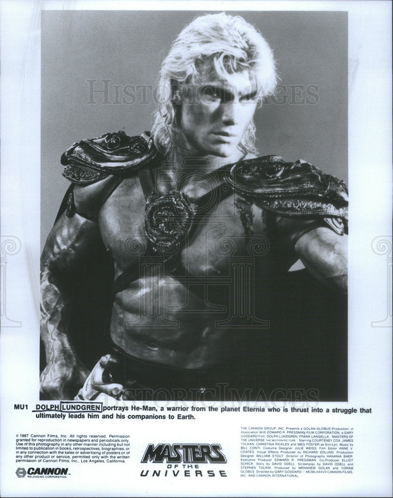 1987 Press Photo Dolph Lundgren/Swedish Actor/Director/Martial Artist - Historic Images