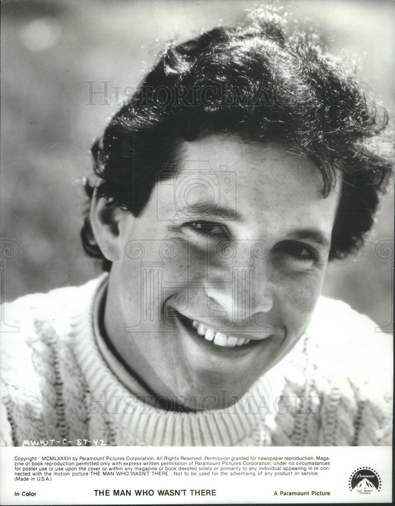 Press Photo Steve Guttenberg Actor The Man Who Wasn&#39;t There - Historic Images