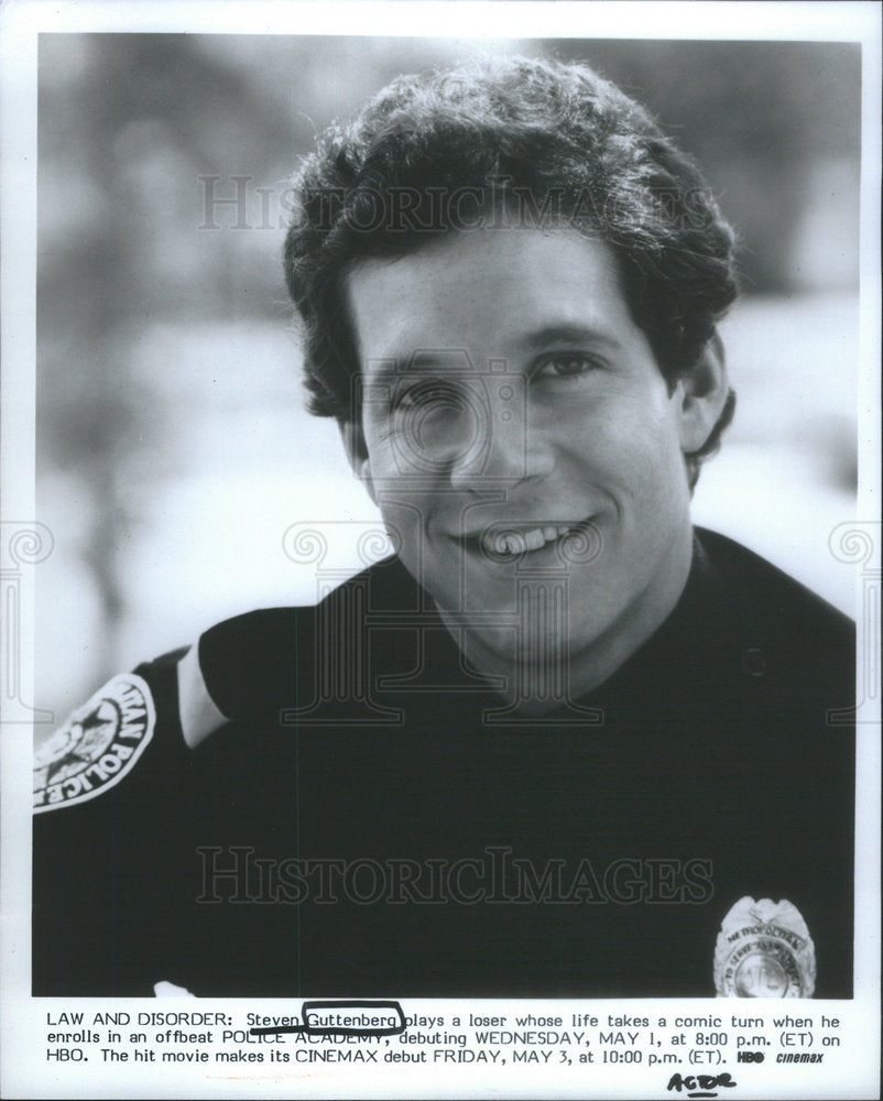 Steve Guttenberg in &quot;Police Academy&quot; - Historic Images