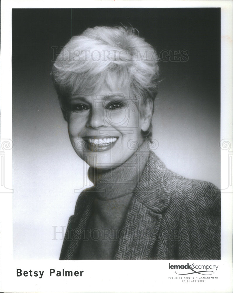 1951 Betsy Palmer American actress regular Panelist game show - Historic Images