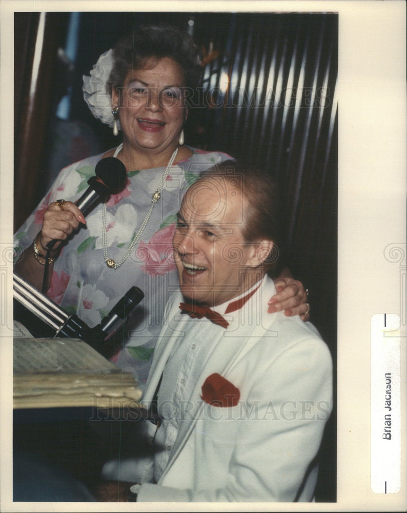 1989 Press Photo Brian Jackson pianist and musician - Historic Images