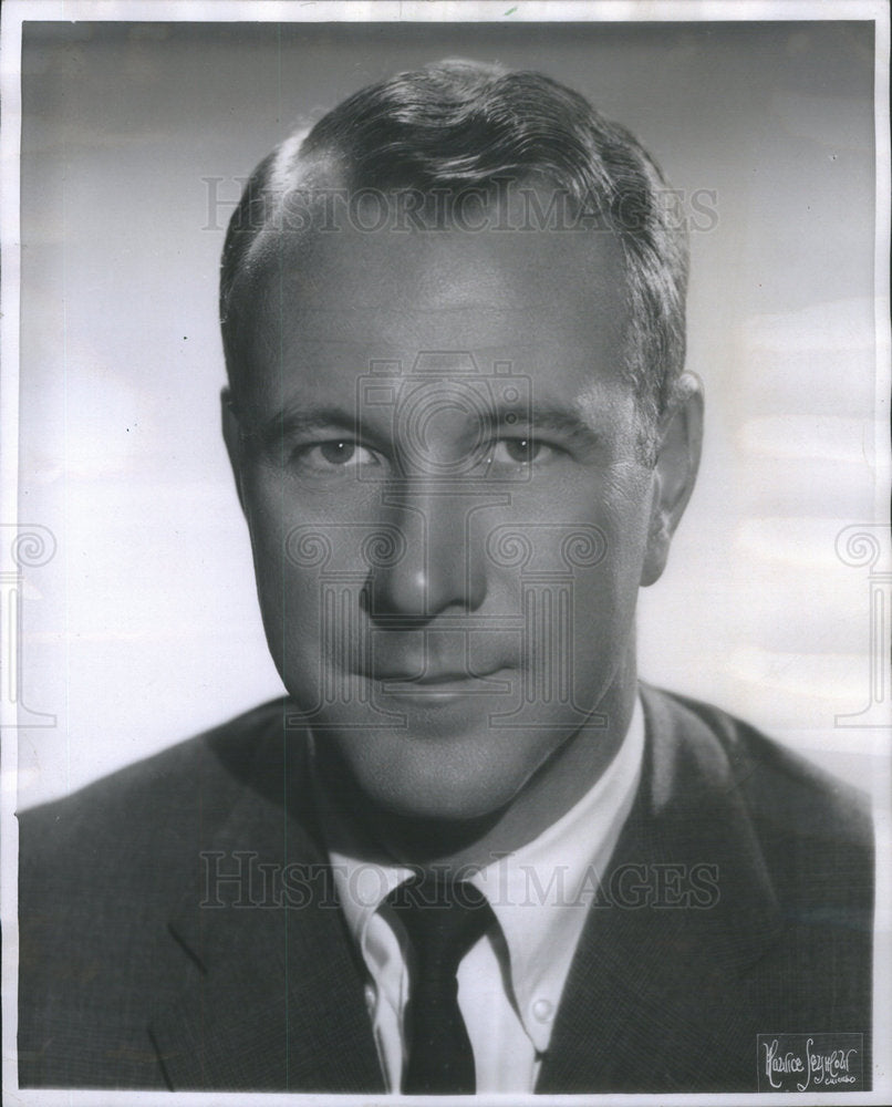 1966 Frank Palmer, TV exec for CBS - Historic Images