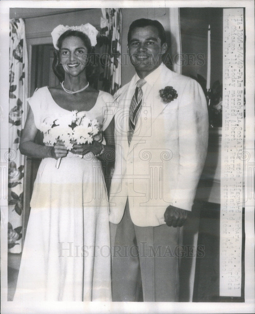 Barbara McCall Albert L. Perry Wedding - Historic Images