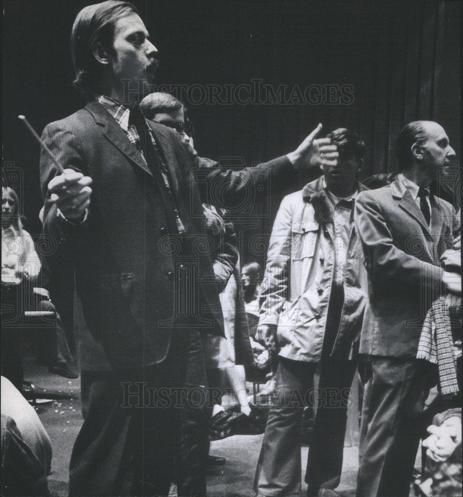 1970 Teacher John Palm Student Protest Niles East High School - Historic Images