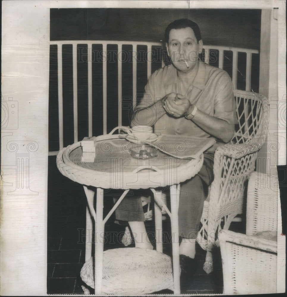 1956 Juan Peron Deposed Dictator Argentina Evicted Hotel Washington - Historic Images