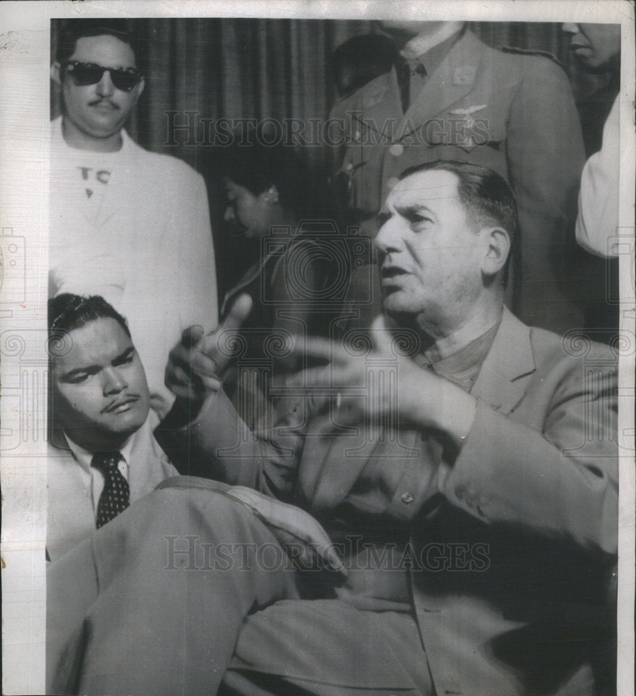 1955 Former President Juan D Peron Argentina - Historic Images